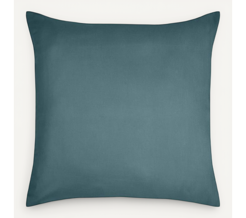 1 Taie Det#39oreiller Coton Uni 63 X 63 Cm Edens Eucalyptus