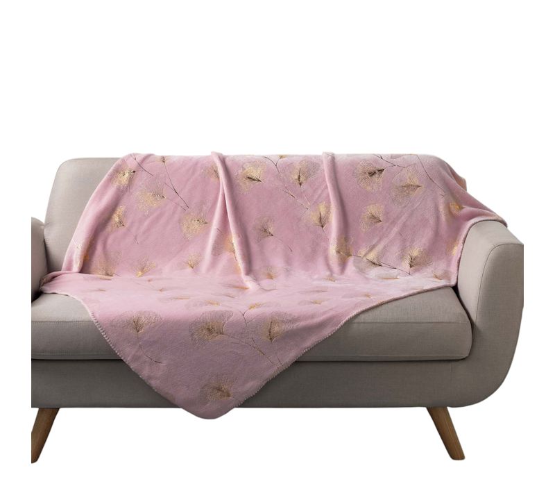 Plaid Flanelle 125 X 150 Cm Bloomys Rose