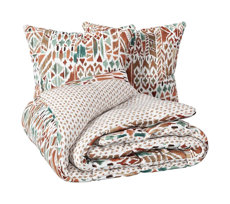 Housse De Couette + 2 Taies 220 X 240 Cm Hikat