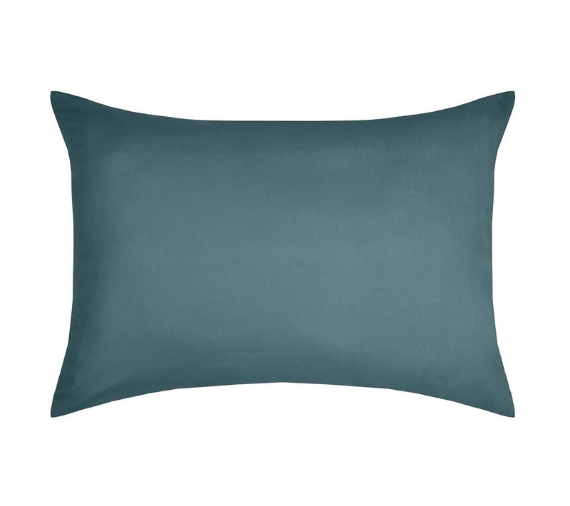 1 Taie D'oreiller Coton Uni 50 X 70 Cm Edens Eucalyptus