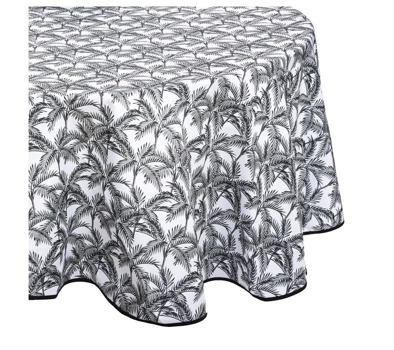 Nappe Ronde Anti Tache 180 Cm Palmiers