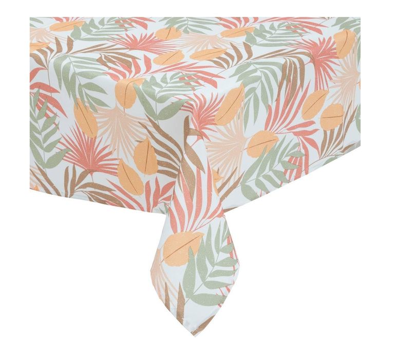 Nappe Polyester Feuillage Tropical 140 X 240 Cm