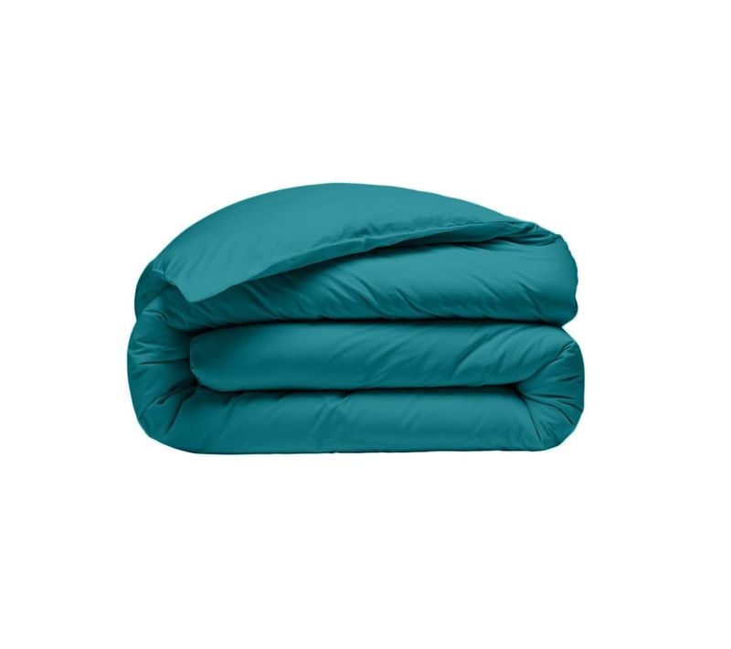 Housse De Couette 220 X 240 Cm Bleu Canard