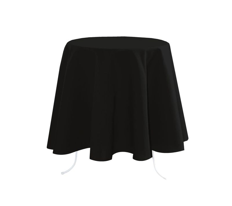 Nappe Ronde 180 Cm Nelson Noir