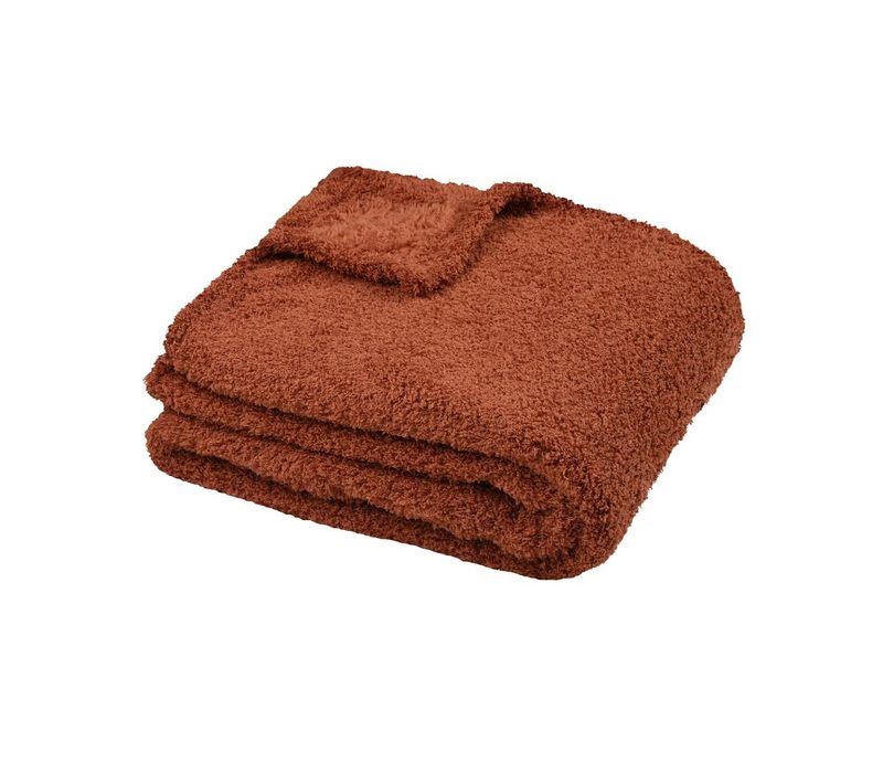 Plaid 130 X 160 Cm Montreal Roux