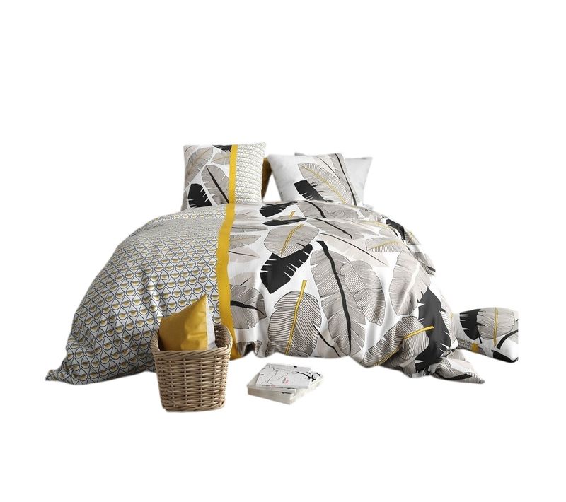 Housse Couette + 2 Taies 260 X 240 Cm Plumes