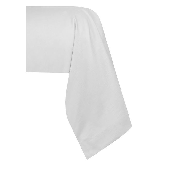 1 Taie De Traversin Percale De Coton Uni 45 X 185 Cm Elysee Lin