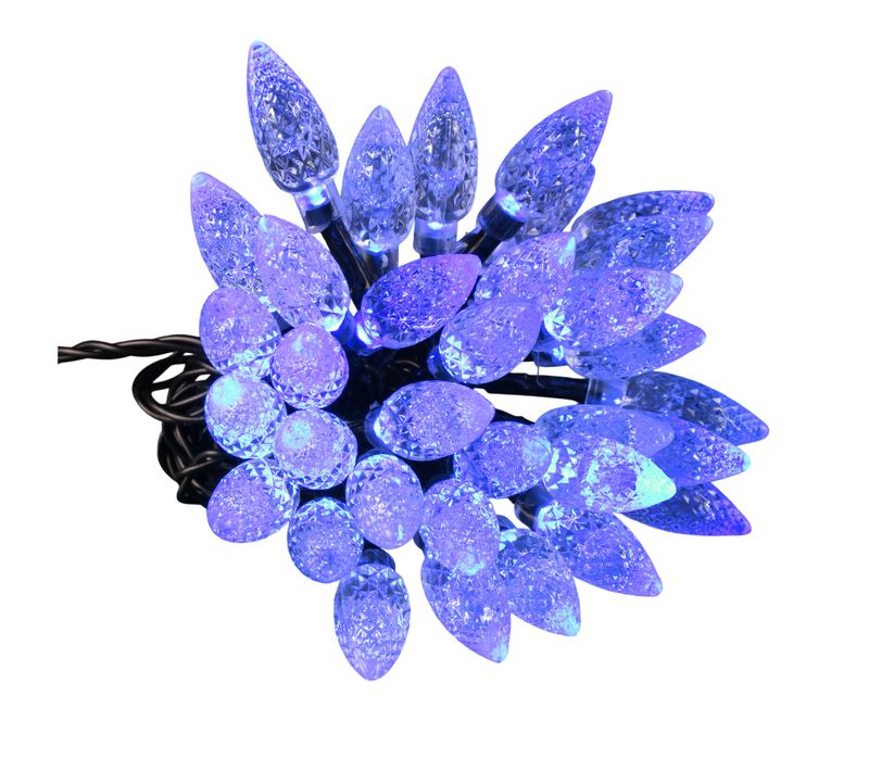 Guirlande Pomme De Pin 60 LED Bleu 5 M 8 Fonctions