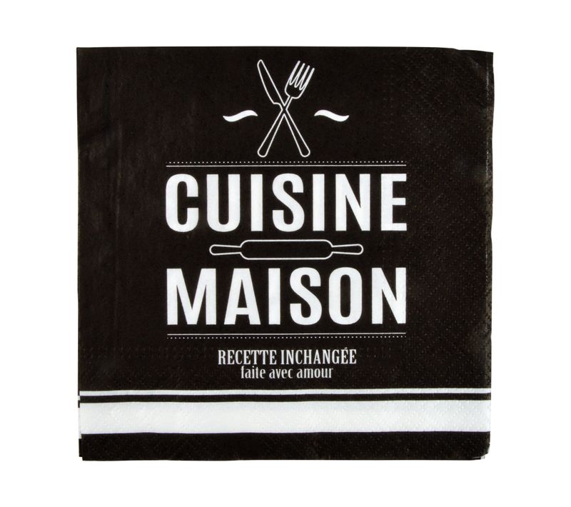 20 Serviettes En Papier Ma Cuisine