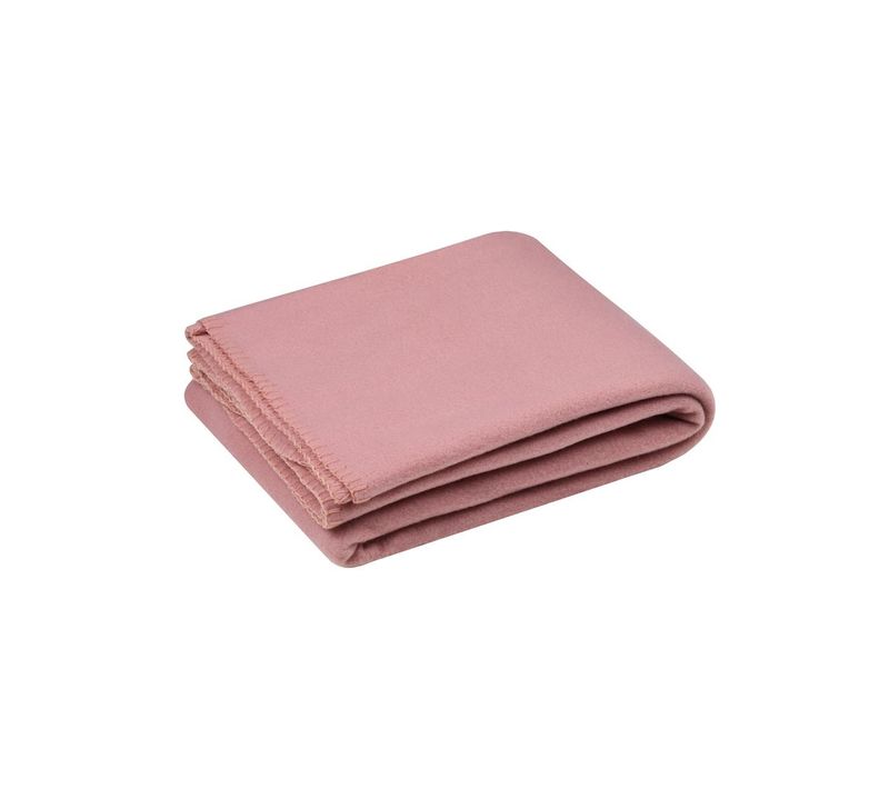Plaid Polaire Carlton Uni 125 X 150 Cm Rose