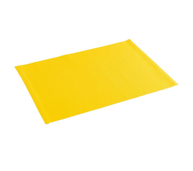 Set De Table Coton Jardin Jaune 33 X 45 Cm