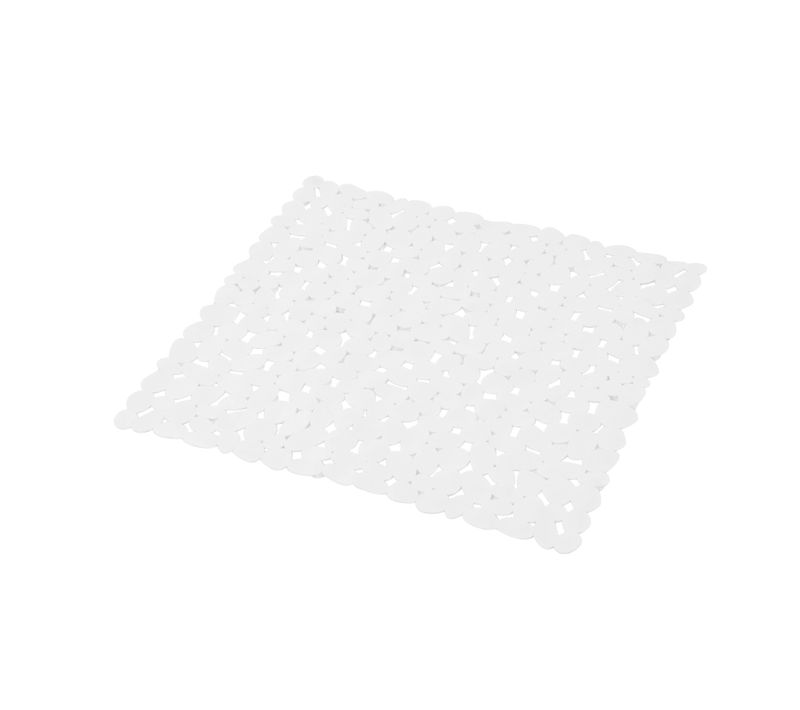 Tapis Fond De Douche 52 X 52 Cm Galet Blanc