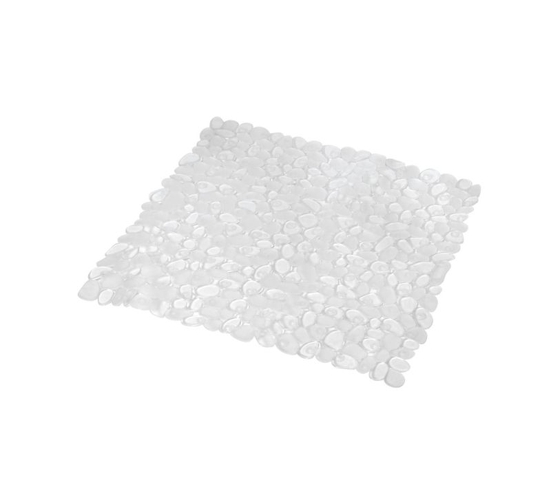 Tapis Fond De Douche 52 X 52 Cm Galet Transparent