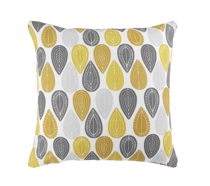 Coussin Passepoil 60 X 60 Cm Palpitos Jaune