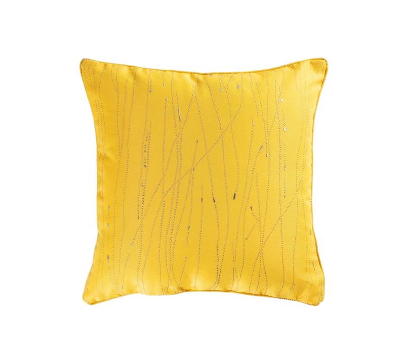 Coussin Passepoil 60 X 60 Cm Filliane Jaune