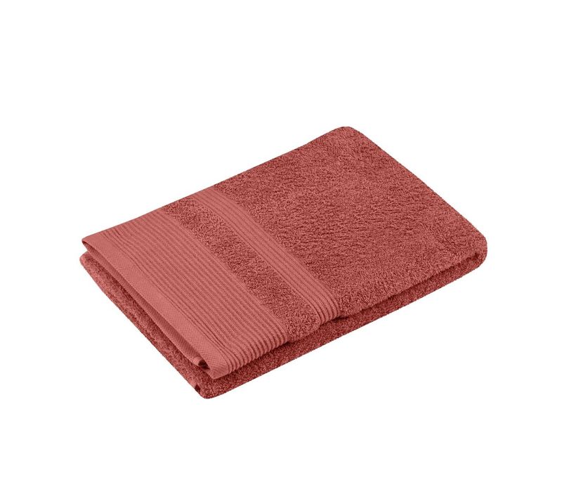 Serviette De Toilette 70 X 140 Cm Lilas Terracotta