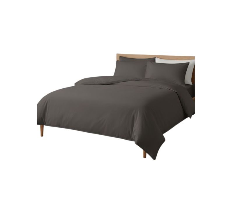 Housse De Couette Intemporelle 200 X 200 Cm Taupe