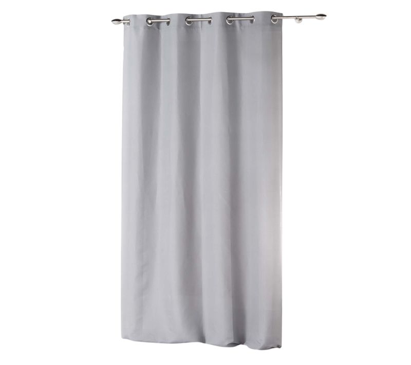 Rideau à Oeillets 140 X 260 Cm Absolu Gris