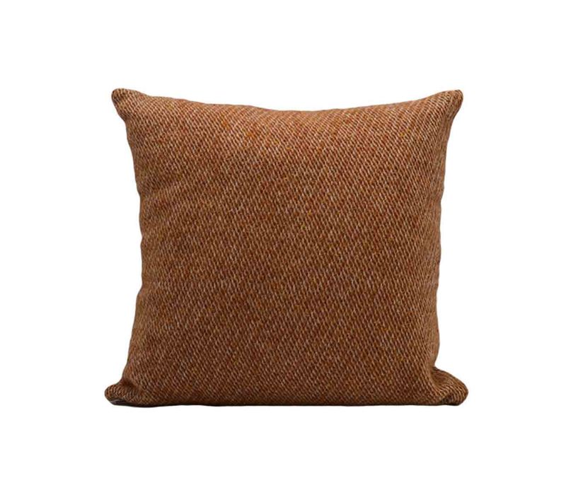 Housse De Coussin Istres Terre Brulée 45 X 45 Cm Marron