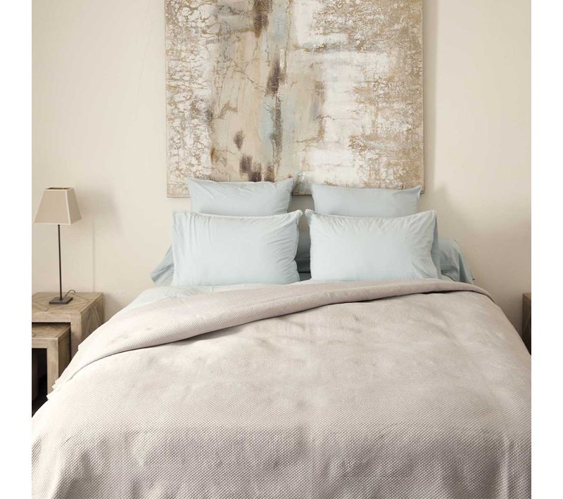 Dessus De Lit Perigord Perle 230 X 250 Cm Beige