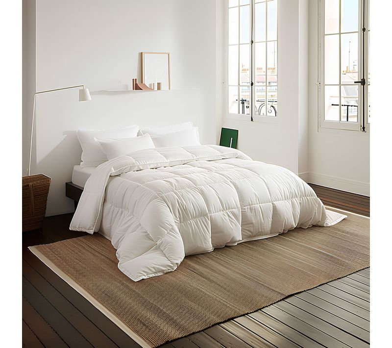 Couette Percale - Legere 240 X 260 Cm Blanc
