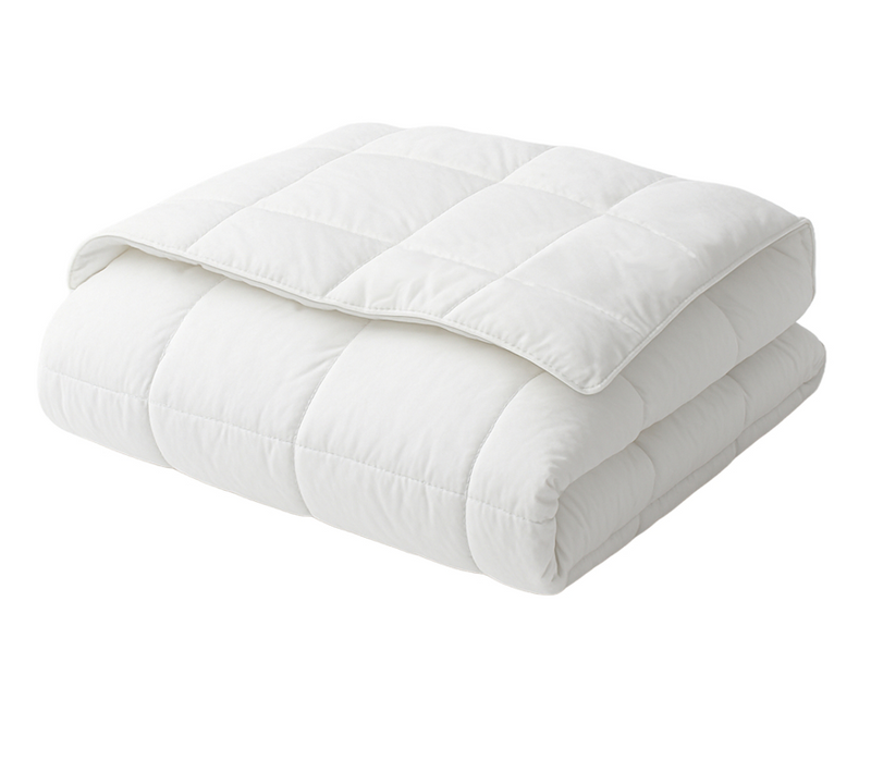 Couette Chaude Duvet Et Plumettes - 240x220 Cm - Blanc