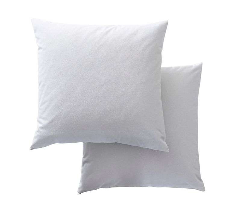 Lot De 2 Protège Oreillers Coton Bio Molleton 65x65 Cm
