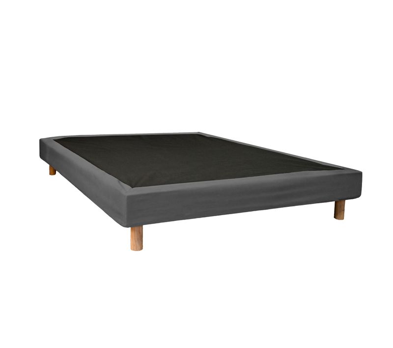 Cache-sommier Intégral Anthracite Ronda 140x190 Cm