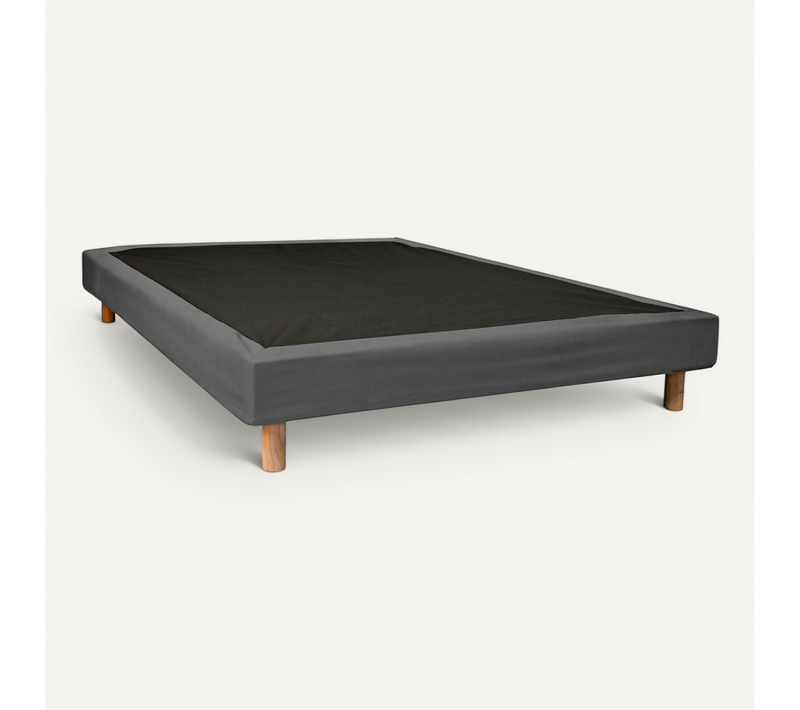 Cache-sommier Intégral Anthracite Ronda 160x200 Cm