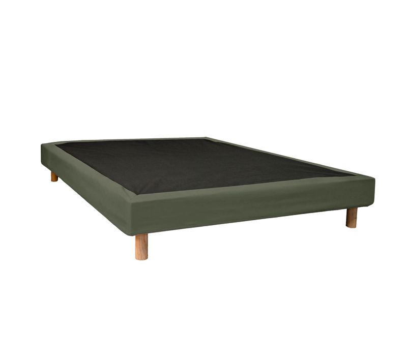 Cache-sommier Intégral Kaki Ronda 140x190 Cm
