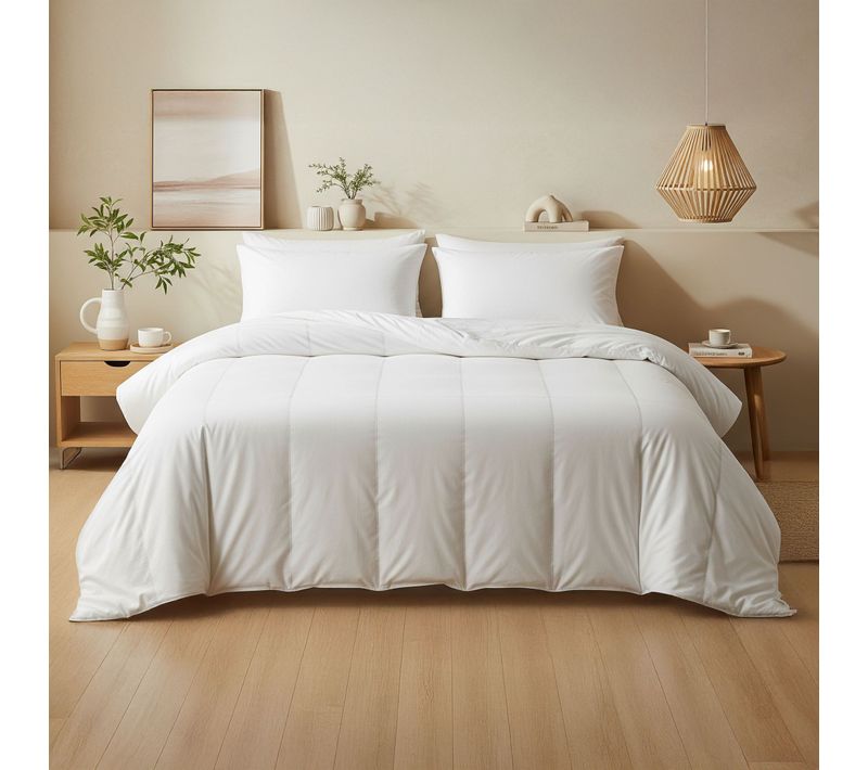 Couette Légère été 175gr/m² Anti-acariens Et Anti-bactériens 240x220 Cm