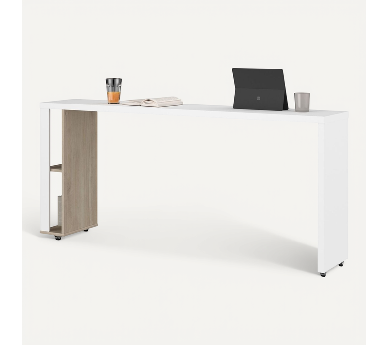 Bureau Sur Roulettes Bicolore Gaby
