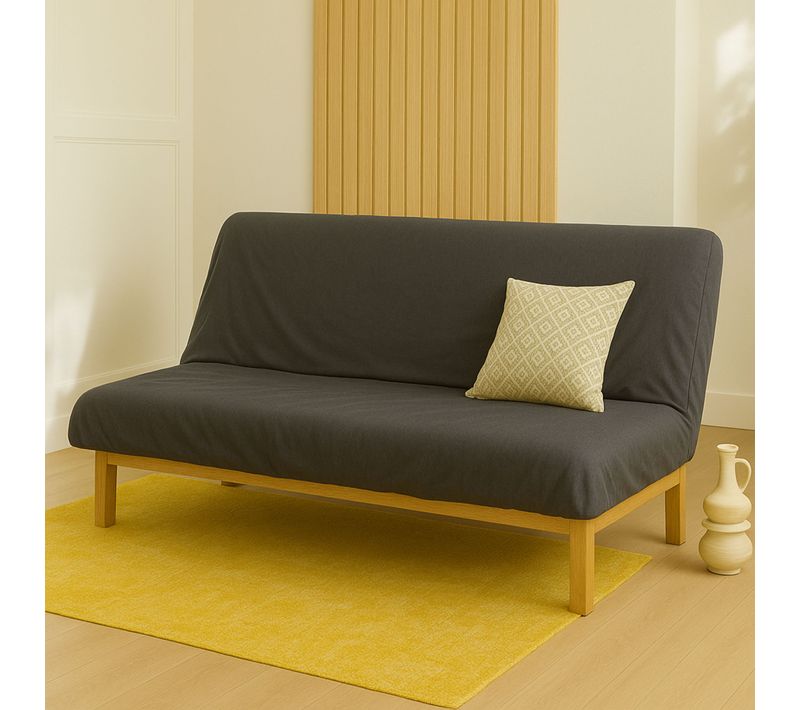 Drap Housse Pour Matelas Clic-clac Gris Foncé 130x190 Cm