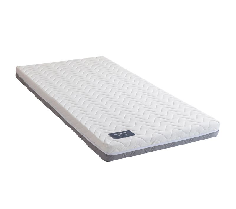 Matelas Mousse 80x190 cm Tranquilité 2.0 Soutien Ferme Accueil Dynamique - Epaisseur 12 Cm