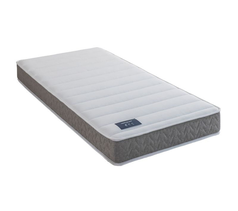 Matelas Mousse 90x200 cm - Sérénité 2.0 - Epaisseur 19 cm Soutien Ferme Accueil Moelleux