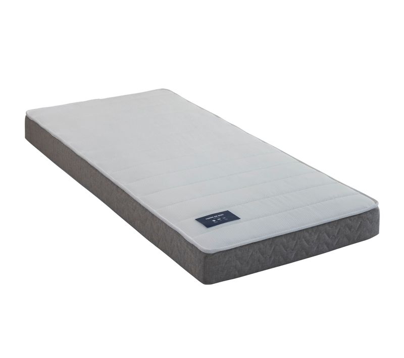 Matelas Mousse 90x200 cm Aisance 2.0 Soutien Ferme - Latex - Accueil Moelleux - Epaisseur 19 cm