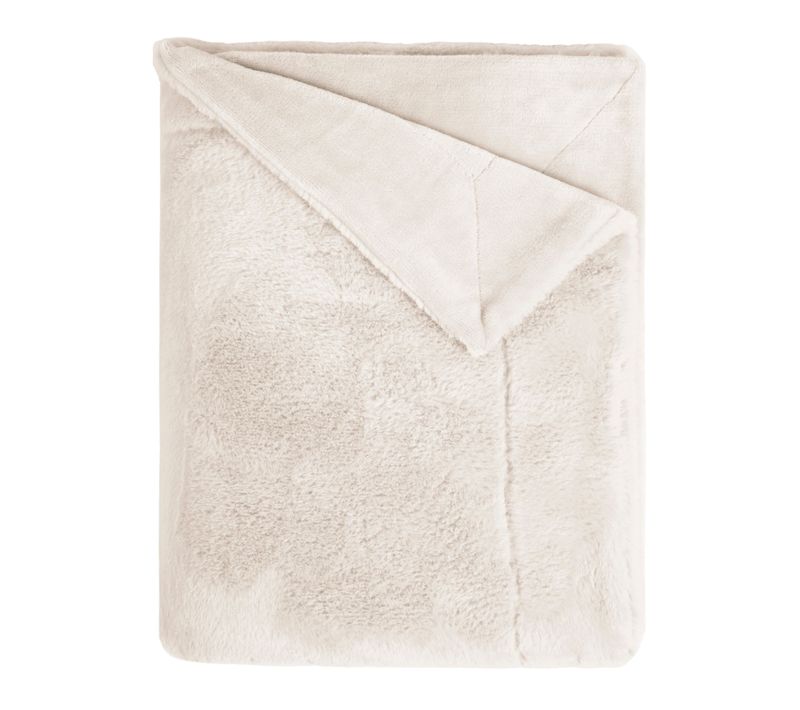 Plaid Polaire Chaud Gris Clair 130x170 Cm