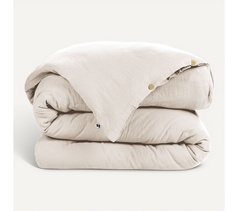 Housse De Couette Double Gaze De Coton Pampa 140x200 Cm