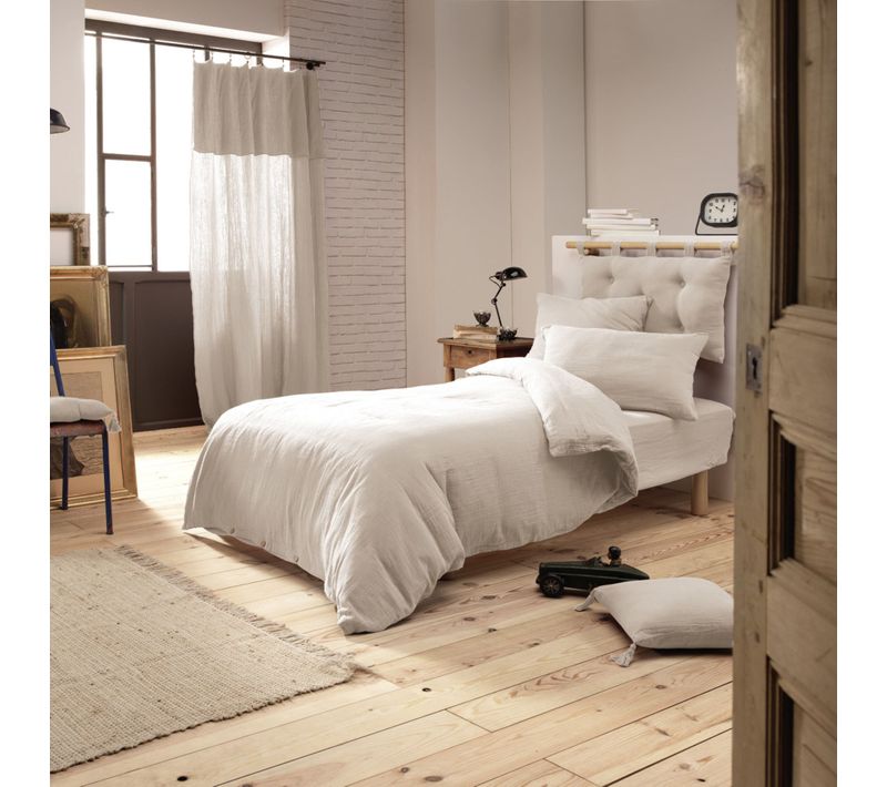 Parure De Lit Double Gaze De Coton Pampa 140x200 Cm