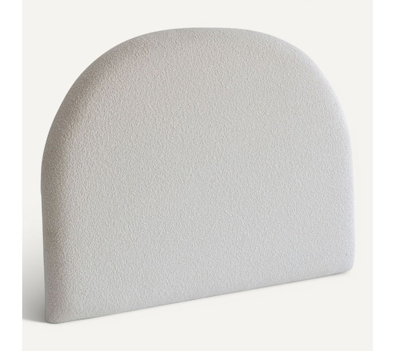 Tête De Lit Bouclette Blanc 165 Cm