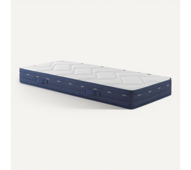 Matelas Duo Ressorts Et Mémoire De Forme Rêve 500 Soutien Ferme 2x90x200 - Accueil Moelleux