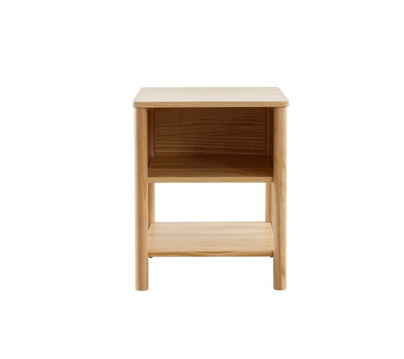 Table De Chevet En Bois Massif Avec Niche