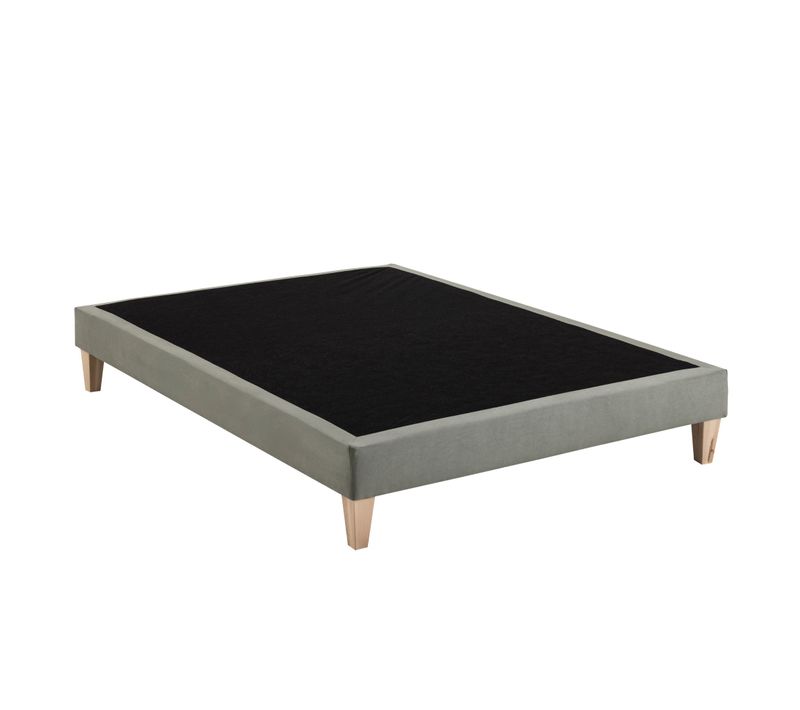 Sommier Tapissier à Lattes Fixes Confort Ferme 15 Cm Astre 80x190 Cm