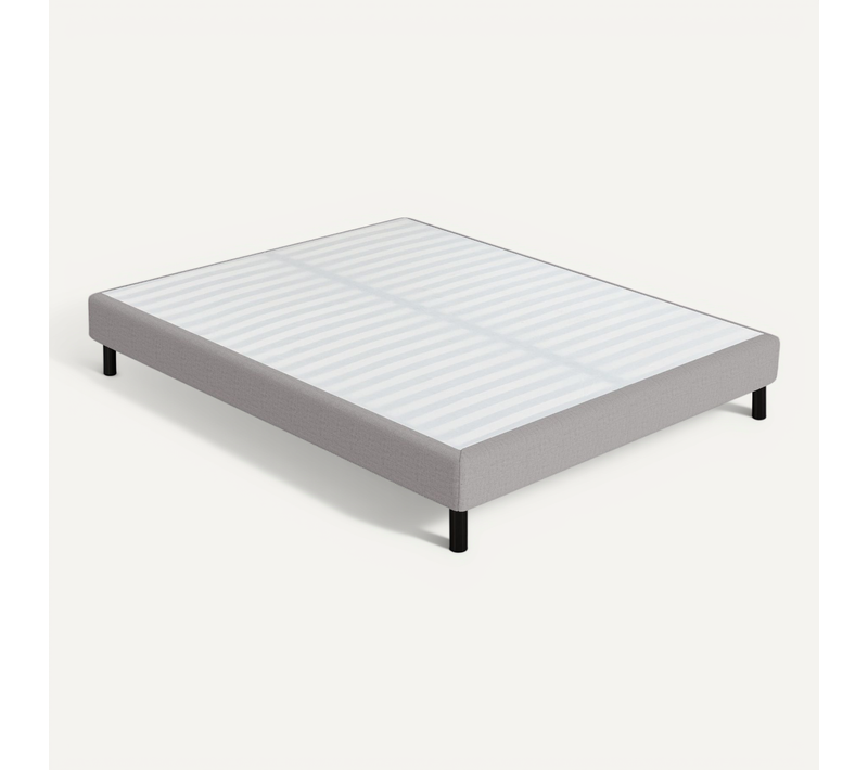 Sommier Déco Tapissier En Kit 18 Cm 160x200 Cm Lin