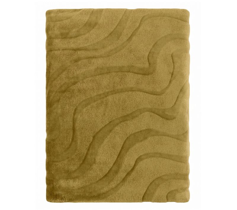 Plaid Polaire Chaud 150x200 Wave Vert