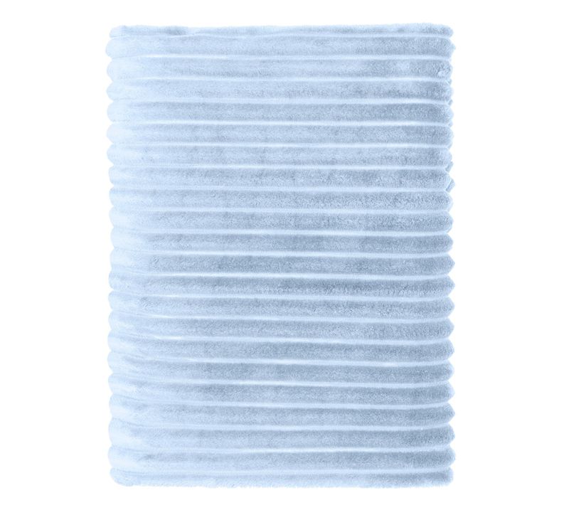 Plaid Polaire Cocooning 150x200 Bleu Clair