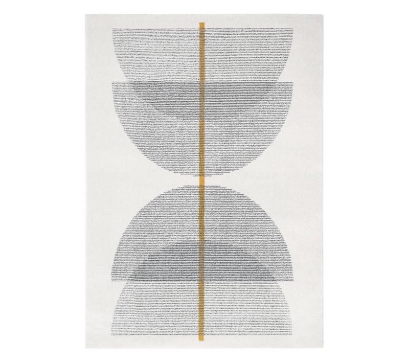 Tapis 160x230 cm VINCE Jaune