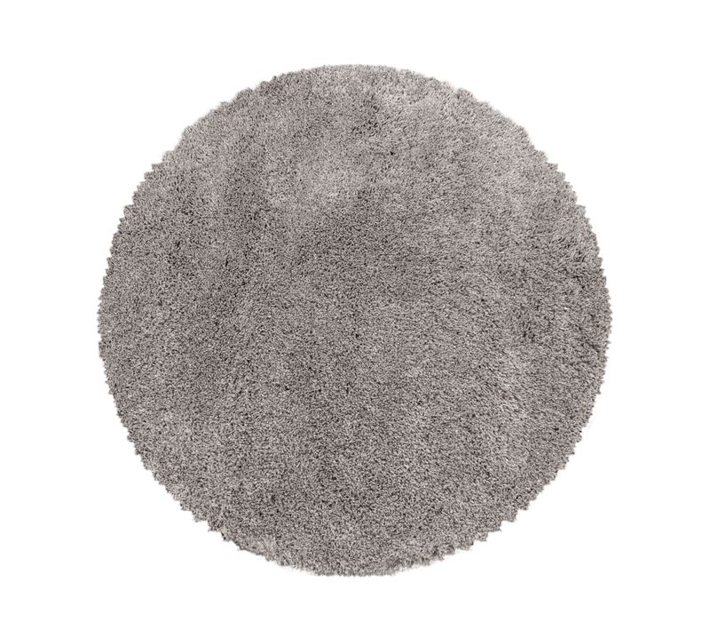 Tapis Rond Confortable Fluffy Beige 160x160 Cm