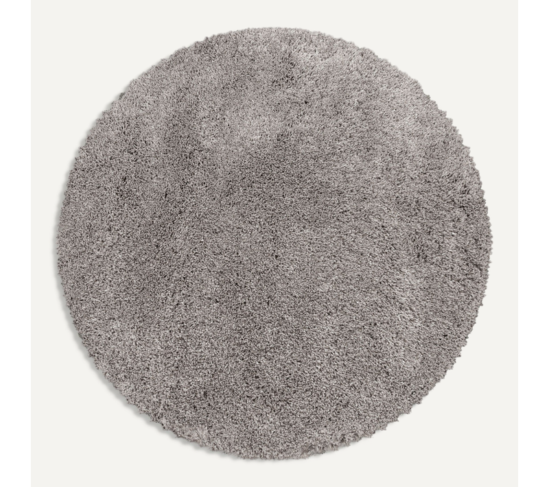 Tapis Rond Confortable Fluffy Beige 200x200 Cm
