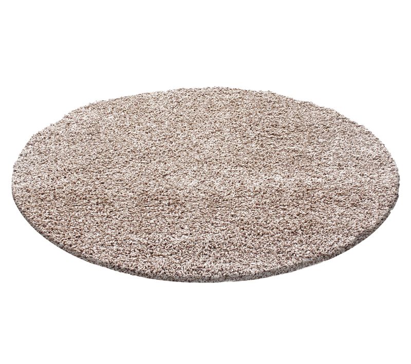 Tapis Confort Rond Ottawa Beige 160x160 Cm